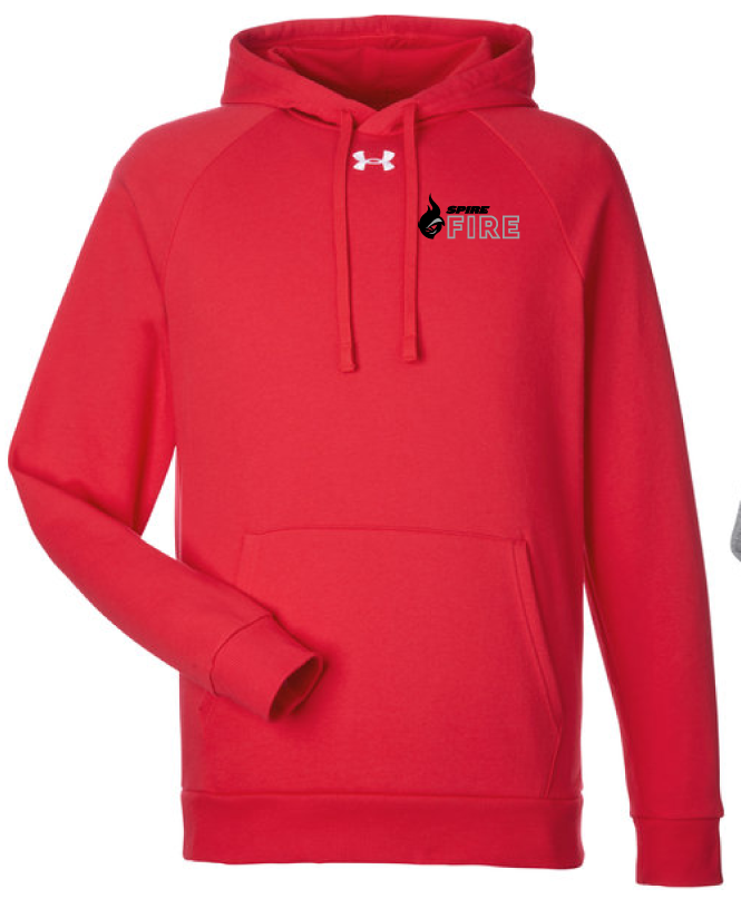 SPIRE Fire- Men's UA Rival Fleece Hoodie