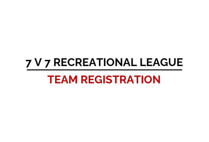 SPIRE Leagues & Clubs:  2025-26 Indoor Recreational Soccer League (7v7) - TEAM REGISTRATION
