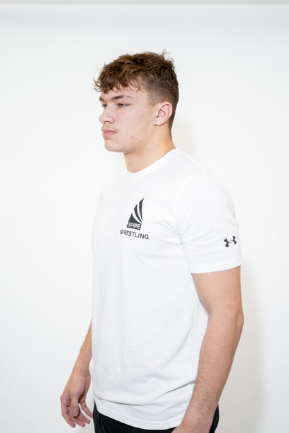 White- SPIRE Sport specific - Men's UA Athletics Short Sleeve