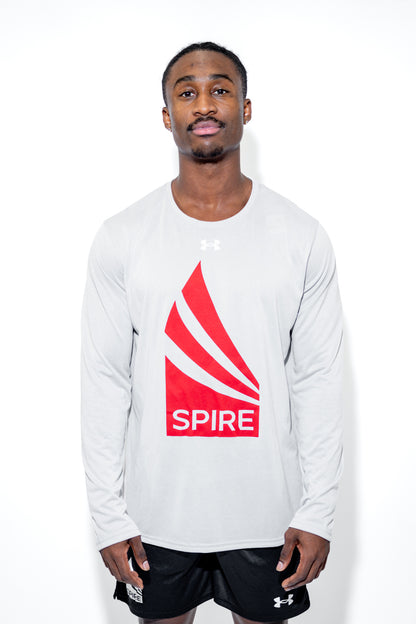 SPIRE logo Men's UA Tech Team Long Sleeve