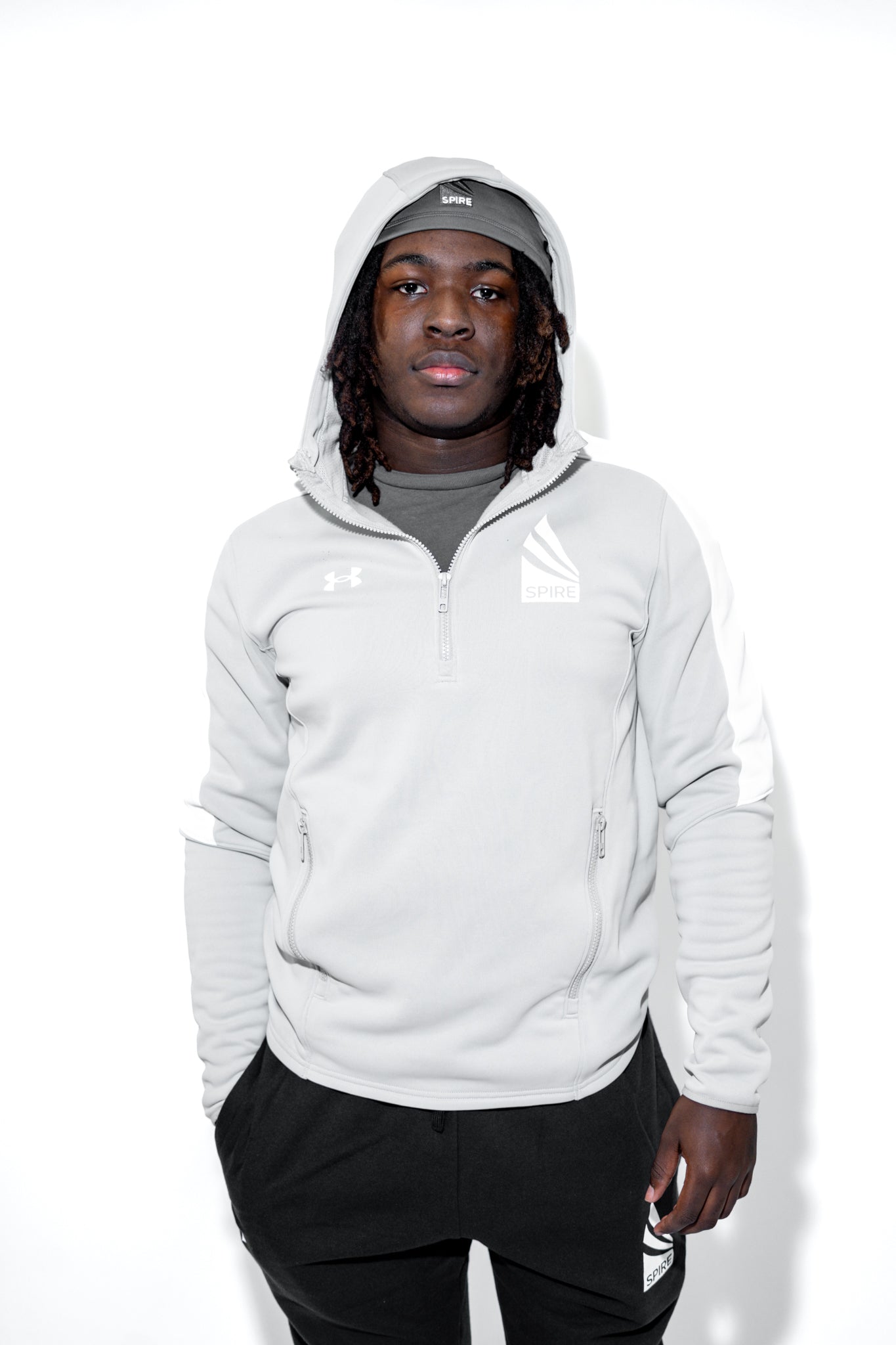 Men's UA Storm Armour 1/2 zip Fleece Hoodie