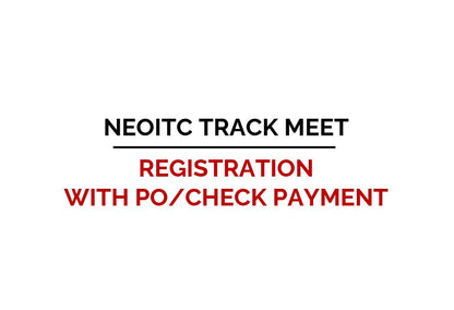 SPIRE Events:  NEOITC 2026 Track Registration - Check or PO Payment - Boys and Girls