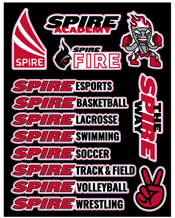 SPIRE Sticker Sheets Shop Spire Academy